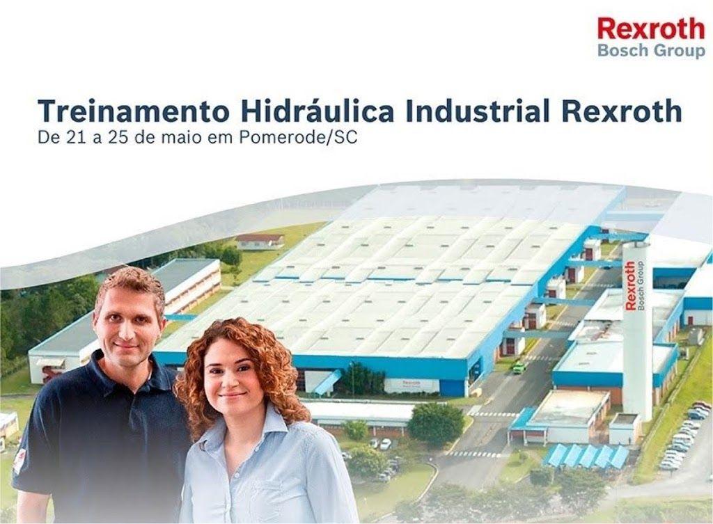 Treinamento em Hidráulica Industrial Rexroth: uma oportunidade em SC. De 21 a 25/maio em Pomerode